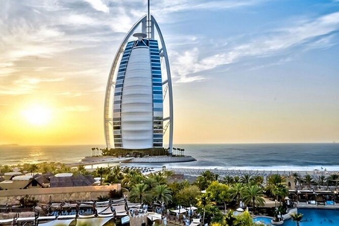 Full Day Dubai City Tour with At the Top Burj Khalifa Ticket - Palm Jumeirah and Atlantis: boardwalk views, famous architecture, and what’s excluded