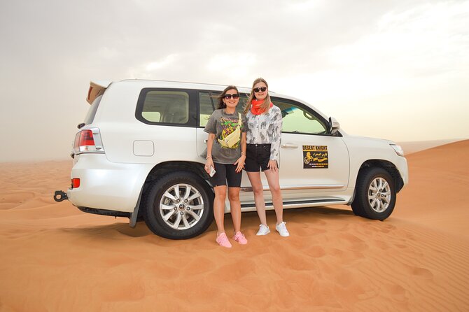 Full-Day Guided Red Dunes Desert Tour in Dubai with Camel Ride - Pickup to Lahbab: the ride starts before you see the dunes