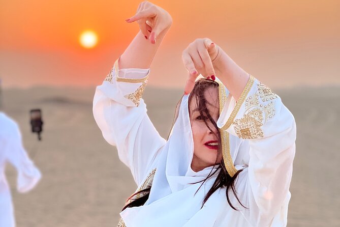 Full Day Liwa Desert Sunset Safari Tour with Lunch at Oasis - Camel farm stop, a short break with meaningful context