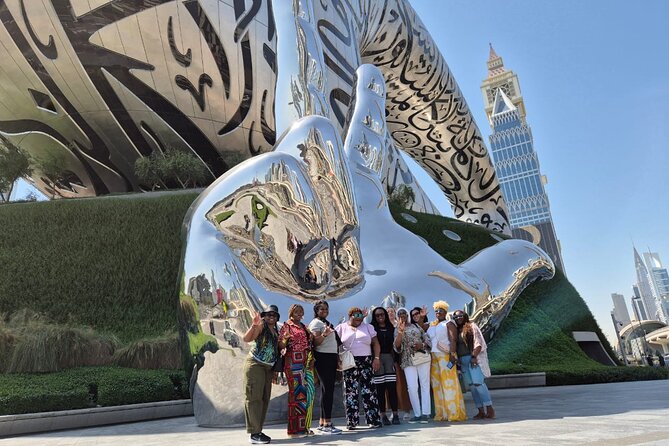 Half Day Dubai City Tour of Frame, Future Museum, & Blue Mosque - Museum of the Future: iconic torus photos, tickets optional