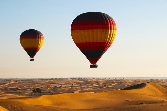 Hot Air Balloon Sunrise Tour with free transport in Dubai - Key things to know before you book