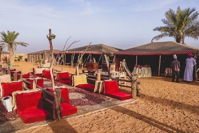Hot Air Balloon Sunrise Tour with free transport in Dubai - Ground time at the desert camp: breakfast, coffee, and staying comfortable