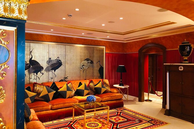 Inside Burj Al Arab Guided Tour with Transfer & Dinner Options - Stop One and Two: From the Atrium to the Royal Suite in Two Floors