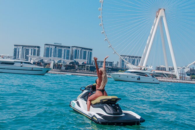 Jet ski Dubai 30 minute Guided Sightseeing Tour - Arriving at Shark Jetski in Dubai Marina, then heading to JBR