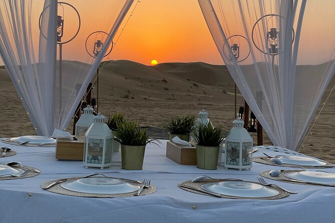 Just For You Private Desert BBQ Dinner - Dune bashing and unlimited sand boarding, the fun part first