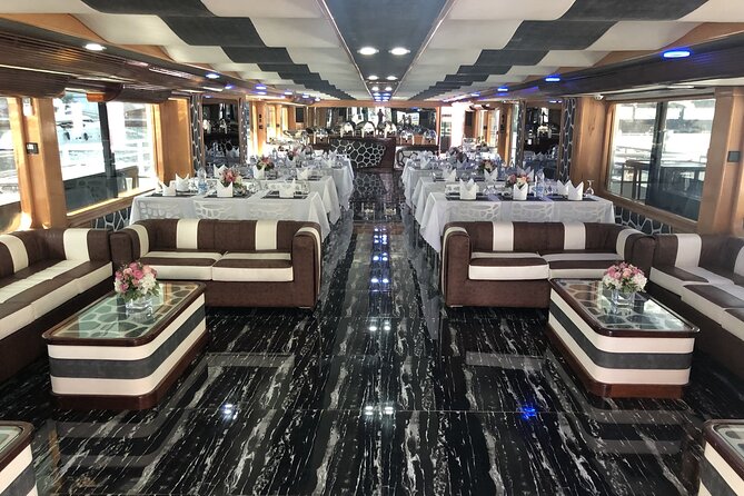 Lotus Mega Yacht Luxury Cruise with Live DJ, Dinner & Transfers - Drinks and the open bar approach