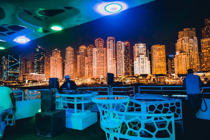 Lotus Mega Yacht Luxury Cruise with Live DJ, Dinner & Transfers - Deck access, VIP options, and choosing where you’ll sit