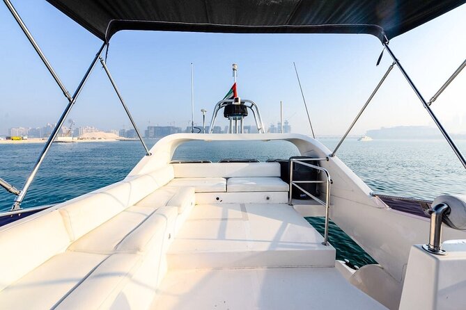 Luxury Yacht Charter : Dubai Marina, Atlantis The Palm & Burj Al Arab - Dubai Marina yacht charter, minus the heat and crowds