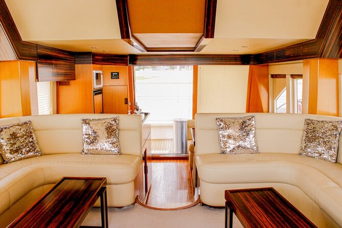 Luxury Yacht Dubai - Book 56 ft Yacht Cruise up to 24 people - Dubai Marina and JBR, the cruise that starts with high-rise sparkle