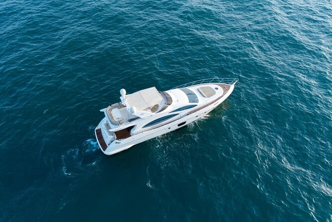 Luxury Yacht Private Rental from Dubai Marina - Dubai Marina and JBR: skyline photos without the crowd stress