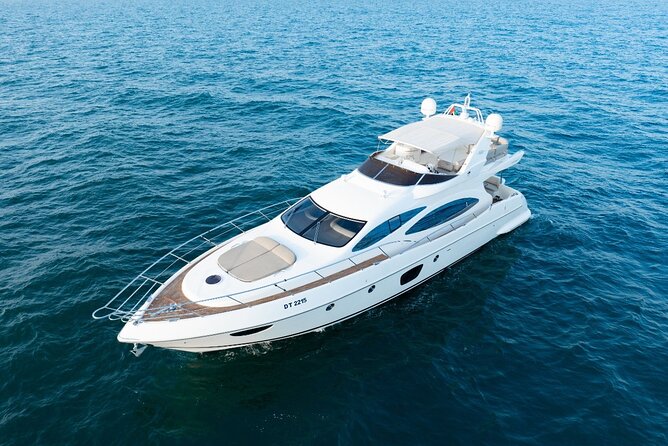 Luxury Yacht Private Rental from Dubai Marina - Alise DT 2215 and the crew service that makes it feel effortless