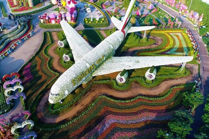 Miracle Garden and Global Village With Entry Tickets & transfers - Miracle Garden flower art: your 2 hours of wow-factor