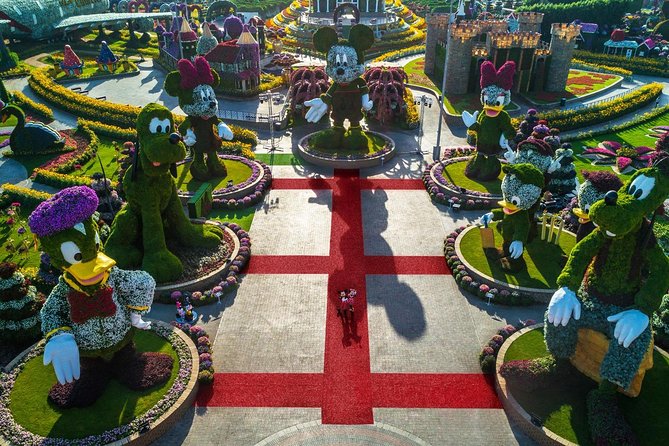 Miracle Garden and Global Village With Entry Tickets & transfers - Global Village after dark: pavilions, food, shows, and rides