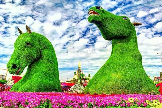 Miracle Garden And Global Village With Optional Transport - Tickets and entry: mobile QR codes and common gate problems