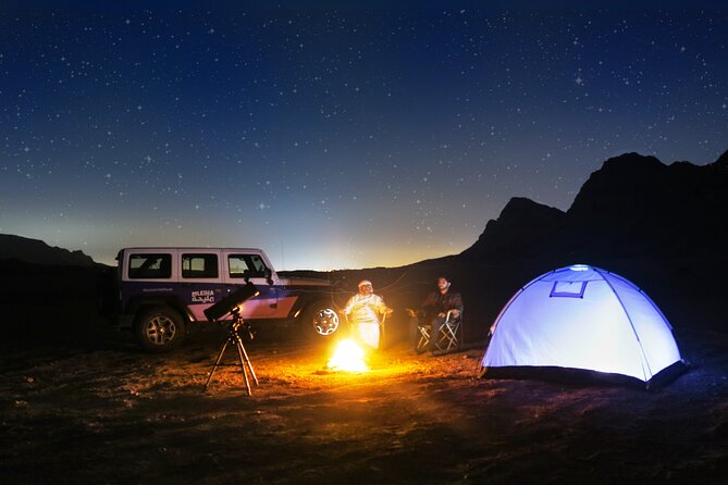 Mleiha Dubai Desert Safari with Stargazing and Dinner - Stargazing with a guide: planets, timing, and the best way to enjoy it