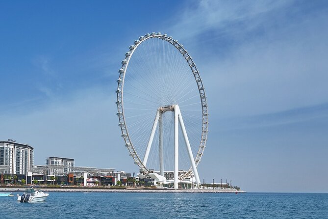 Modern Dubai City Tour: Palm Monorail, Marina, Ain Dubai & More! - Bluewaters and Ain Dubai, getting the wheel in your shots