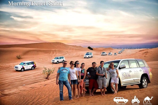 Morning Desert Safari:Dune Bashing Experience with Camel Ride - The Land Cruiser dune bashing, your red-dune roller coaster ride