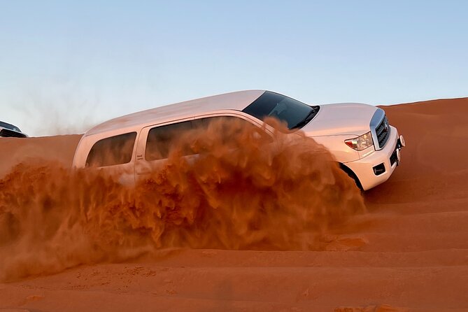 "Morning Desert Safari with Camel Farm visits & Arabic Treats" - Dune bashing in Lahbab: the 40 minutes you’ll remember