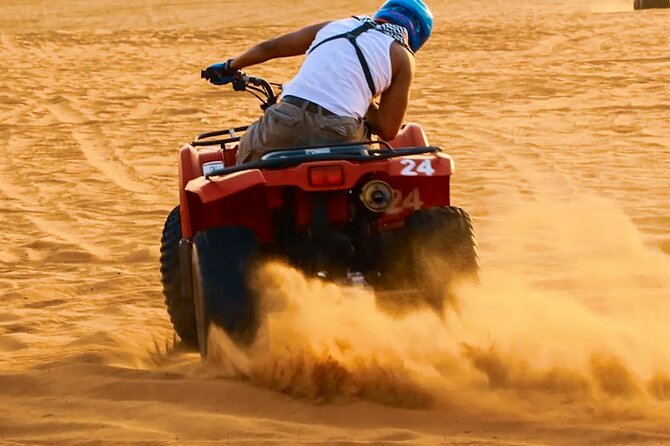 Morning Desert Safari with Camel Ride and Quad Bike - Dune bashing: the adrenaline hit, plus a practical photo stop