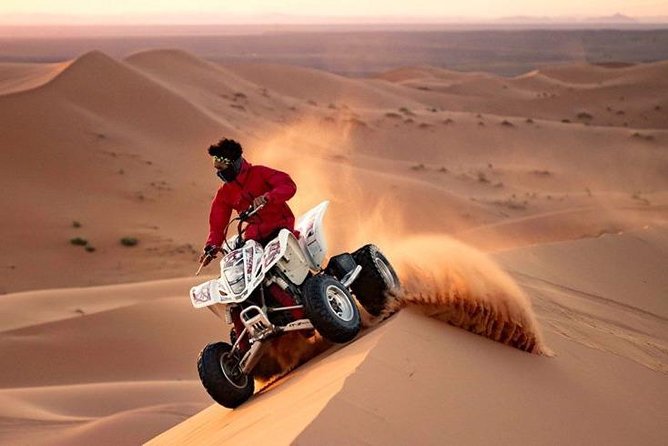 Morning Desert Safari with Quad Bike, Sand Boarding and Camel Ride - Dune Bashing in a 4x4: The Main Event on Red Sand