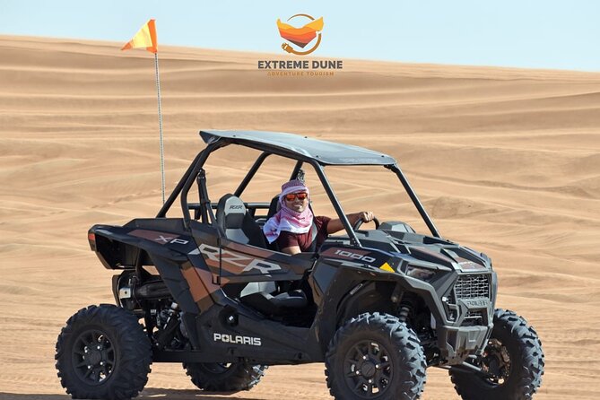 Morning Desert Safari with Quad Biking - Falcon photo, red-sand picture points, and the small comforts that matter