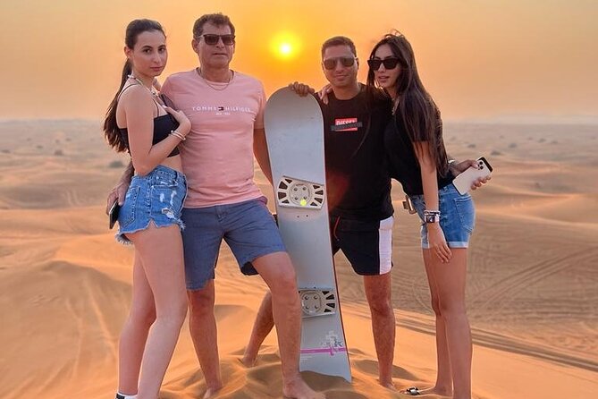 Morning Desert Safari With Quad Biking and Sandboarding - Sandboarding and Camel Trek: Two Different Speeds of Fun