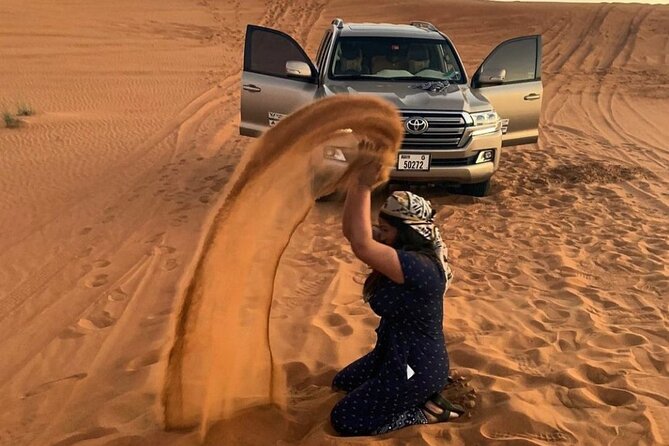 Morning Desert Safari with Sandboarding & Camel Ride on Red Dunes - Desert view breaks, plus the quiet moments in between