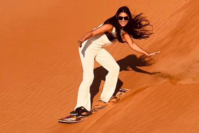Morning/Evening 4x4 Desert Safari, CamelRide & Sandboarding - Sahara Amusement Stop: Rest and Optional ATV Quad or Buggy Time