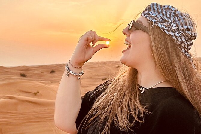 Morning/Evening 4x4 Desert Safari, CamelRide & Sandboarding - What You Get for About $199: Value for a Private Desert Action Plan