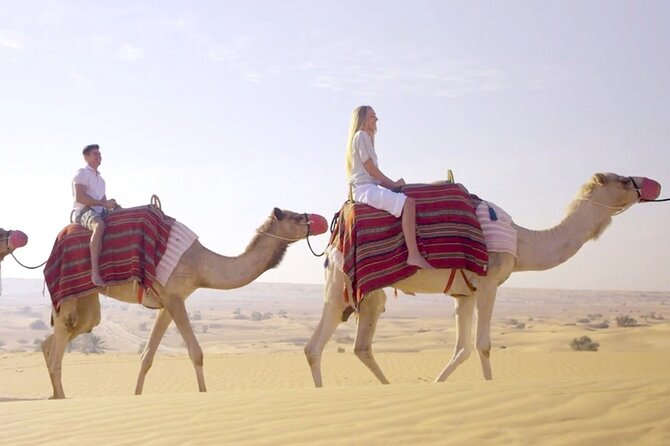 Morning Red Dunes Desert by Quad Bike, Dune Bashing, Camel Ride & Sandboarding - Dune bashing and quad biking: where the thrill is concentrated