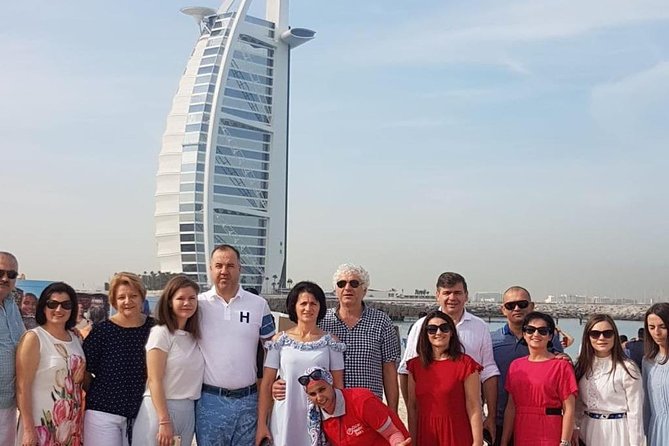 Old and Modern Dubai City Tour - Al Farooq Omar Bin Al Khattab Mosque: the Blue Mosque feeling and 21 domes