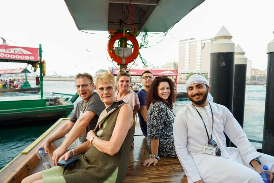 Old Dubai: Premium Guided Tour with Street Food & Abra Ride - Al Fahidi Fort and Bur Dubai souk market: photo stops that guide your eyes