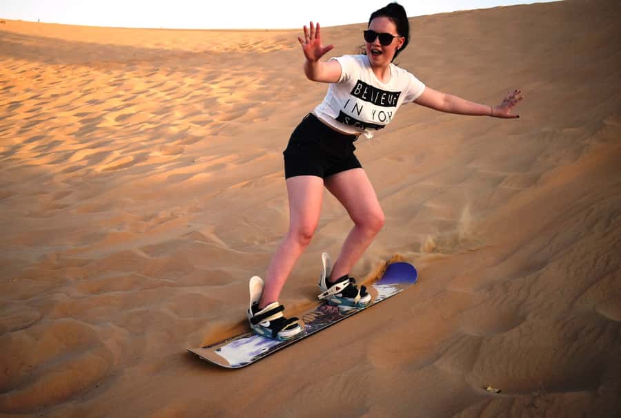 Overnight Dubai Desert Safari with BBQ Dinner - Tanoura, Fire Blower, and Belly Dance Under the Stars