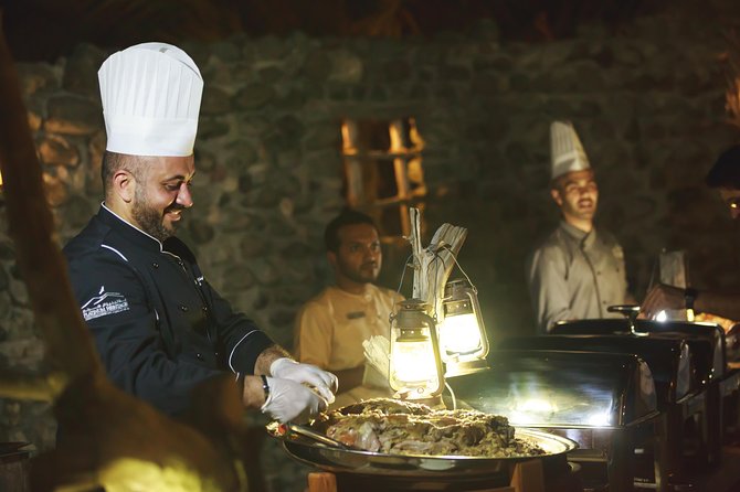 Overnight Safari and Sunrise Hot-Air Balloon Ride - Torch-Lit Bedouin Camp Dinner, Performances, and Desert Activities