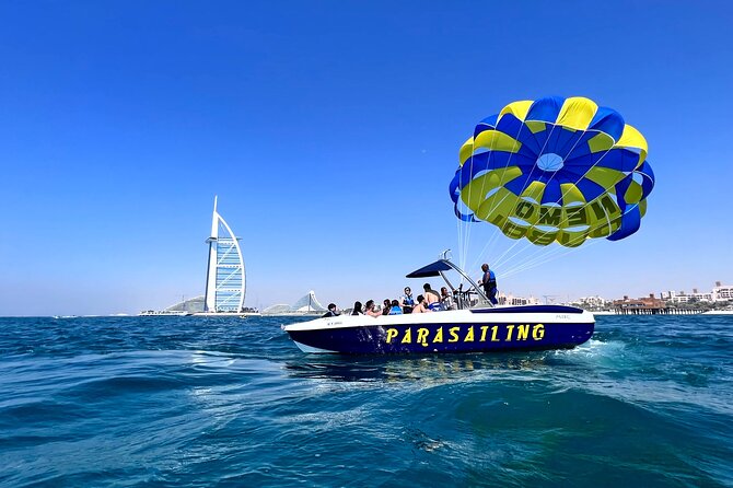 Parasailing in Dubai - Burj Al Arab View - Small groups and why waiting time stays under control