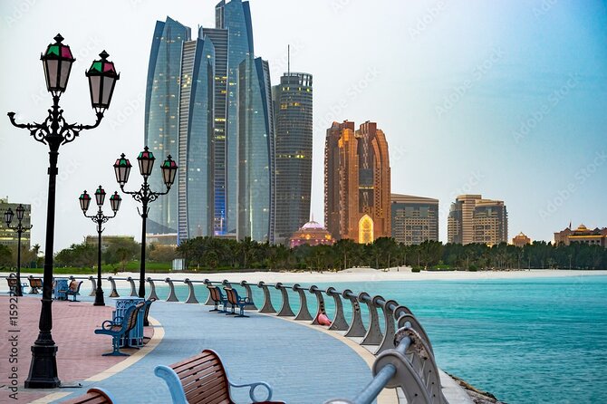 Premium Abu Dhabi City Tour With Hindu Temple Visit - Private - Corniche waterfront views plus a Ferrari World entrance photo stop