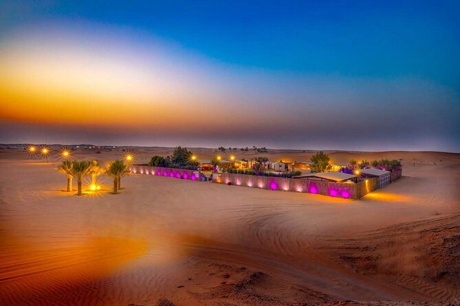 Premium Desert Safari, food Service with 4 alcoholics drinks - Price and value for a $100 VIP desert safari