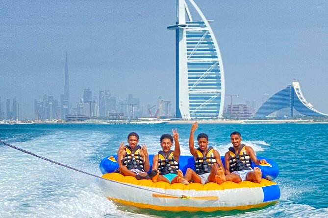 Private 60-min Group Tubing on Speedboat in Dubai - Nemo WaterSports in Jumeirah: where the water fun starts