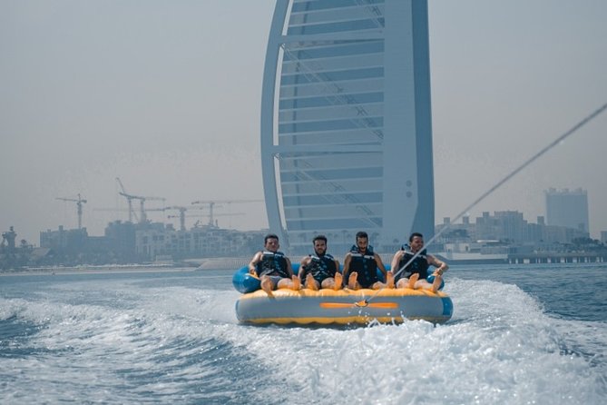 Private 60-min Group Tubing on Speedboat in Dubai - The Nemo team and the photo-video help that makes it worth it