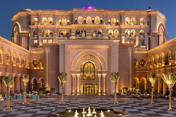 Private Abu Dhabi City Tour with Grand Mosque and Palace Visit - Yas Island and Ferrari World time: what to expect in a single day