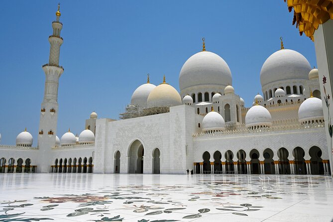 Private Abu Dhabi Sightseeing Tour from Dubai - Emirates Palace exterior photos: short stop, big wow factor