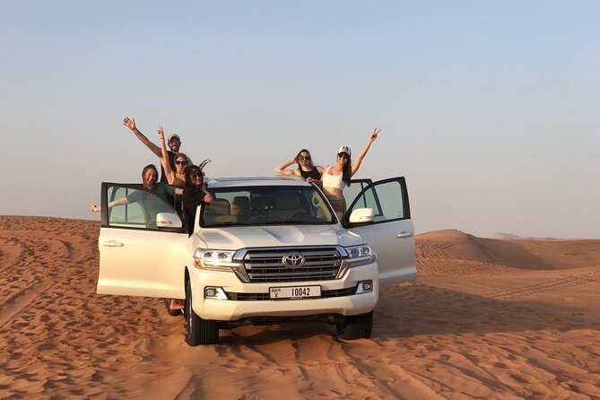 Private Desert Adventure –Dune Bashing, Dinner& Live Performances - Private Vehicle Pickup That Makes the Safari Feel Custom