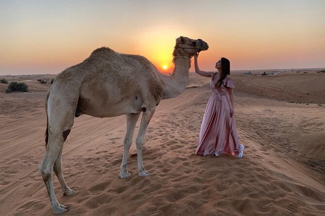 Private Desert Excursion with camel ride Sandboard & BBQ Dinner - Al Awir BBQ dinner: buffet, BBQ, Arabic music, and live entertainment