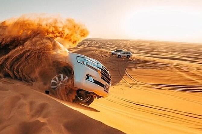 Private Desert Safari Tour in Dubai - Camp time is the main event: camel ride, sandboarding, and falcon moments