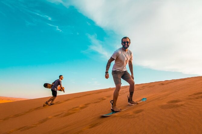 Private Desert Safari With BBQ Buffet Dinner And Live Shows - 4WD dune bashing and sandboarding, with real tips for a better ride