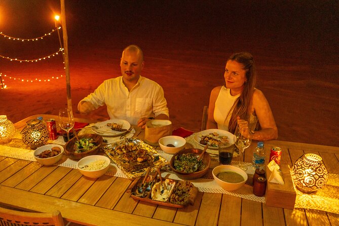 Private Dinner in the dunes in the Mleiha National Park - Sandboarding and campfire time, what the rhythm feels like