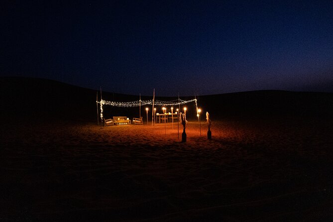 Private Dinner in the dunes in the Mleiha National Park - Price and value: what you are really paying for at $209 per person