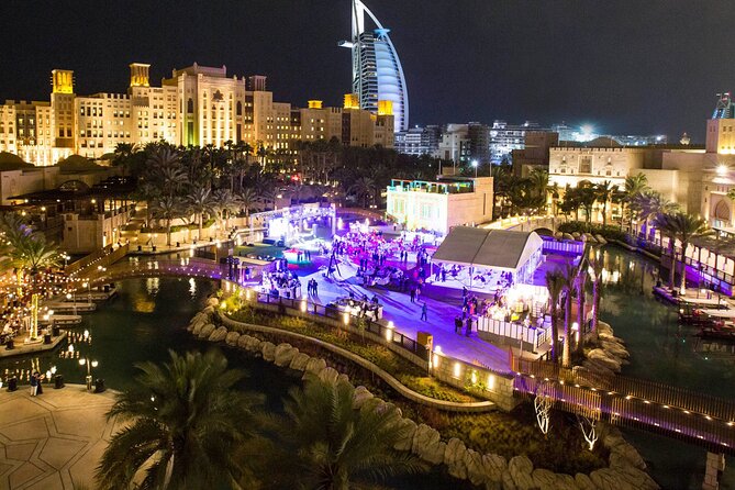 Private Dubai Sunset and Night Sightseeing Tour - Burj Al Arab and La Mer: luxury icons and a calmer beachfront mood
