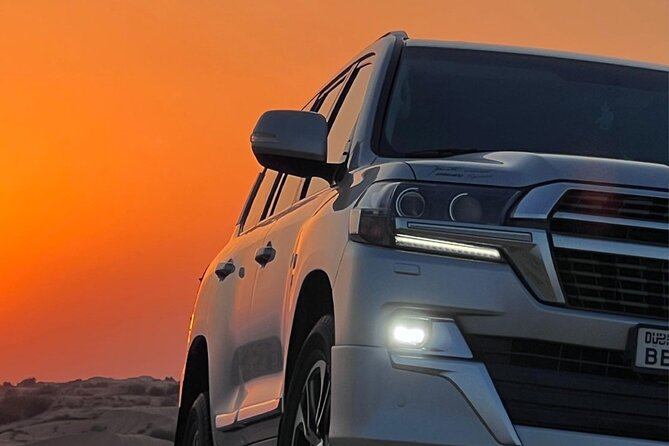 Private Evening Desert Safari Dubai 4×4 Vehicle with BBQ Dinner - A private door-to-door pickup that keeps your day on track