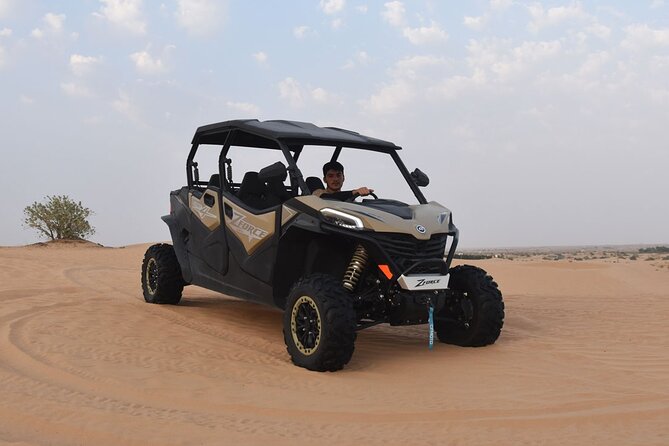 Private Evening Desert Safari Dubai 4×4 Vehicle with BBQ Dinner - Camel ride and camp extras that add variety